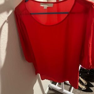 Loft Elegant Red Women's Top